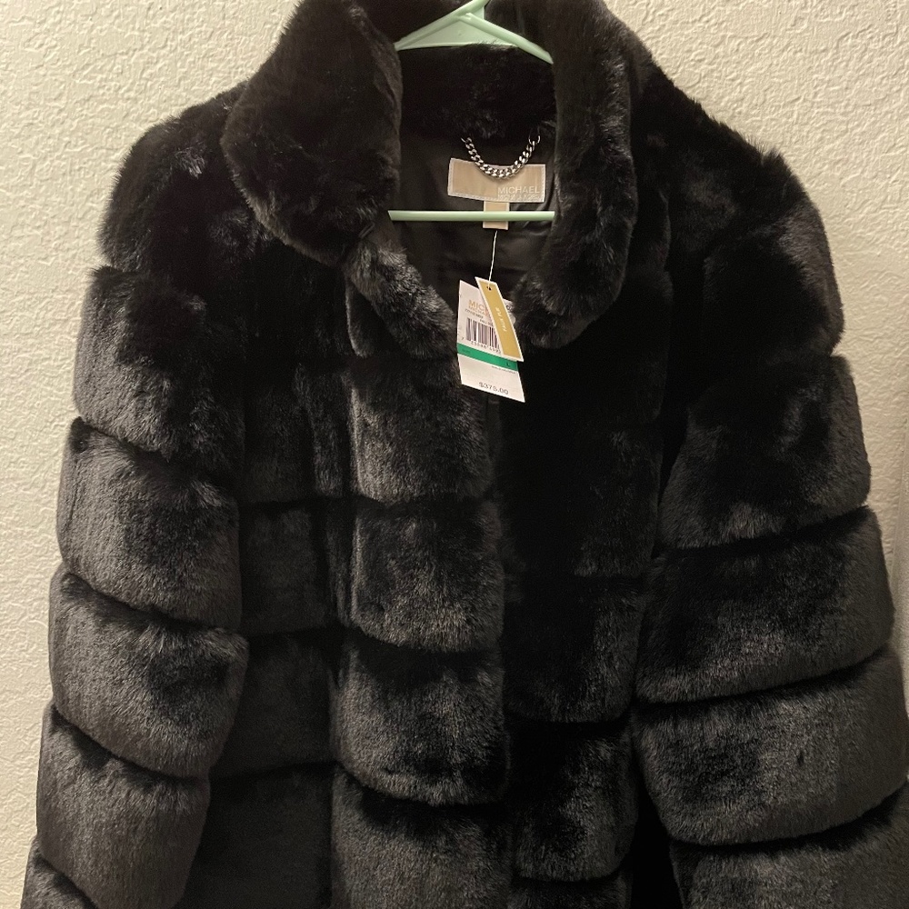 Michael Kors Faux Fur Coat